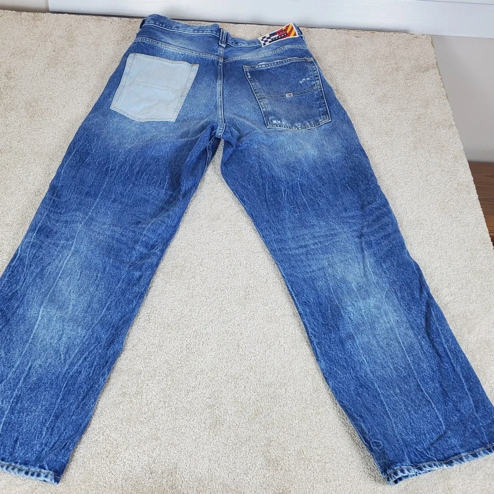 Tommy Hilfiger Jeans Aiden Baggy Denim Blue 33X32 Actually Measures 35X31.75‎